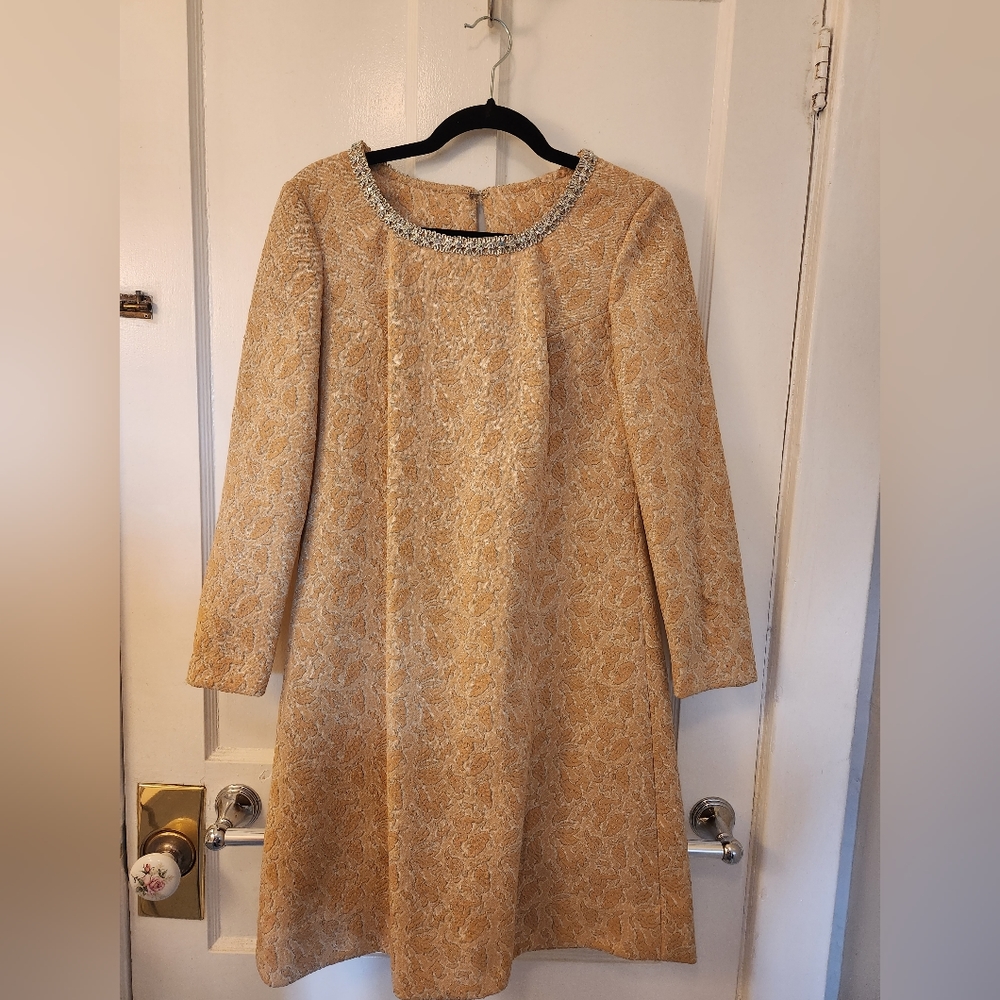 ✨️60's Golden Brocade Dress✨️